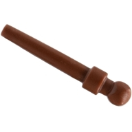 Lego hůlka, červeno hnědá (36752a REDDISH BROWN)